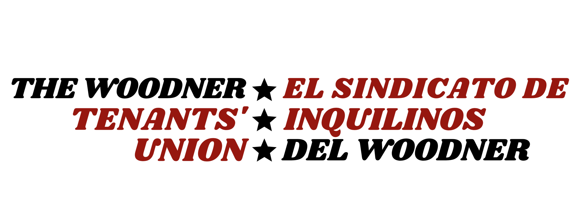 Logo for the Woodner Tenants Union.
