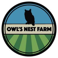 Owl's Nest Farm logo.