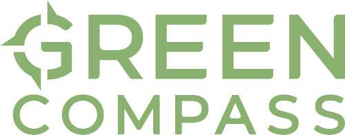 Green Compass logo.
